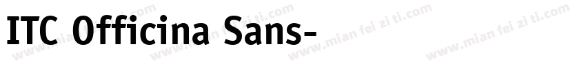 ITC Officina Sans字体转换